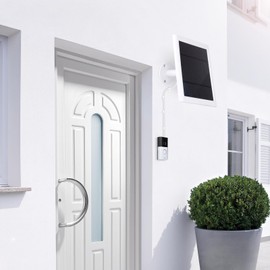 Ring Doorbell Solar Panel - 4W Charger, Compatible with Battery Doorbells, Type-C Charging Port, 9.84ft Cable