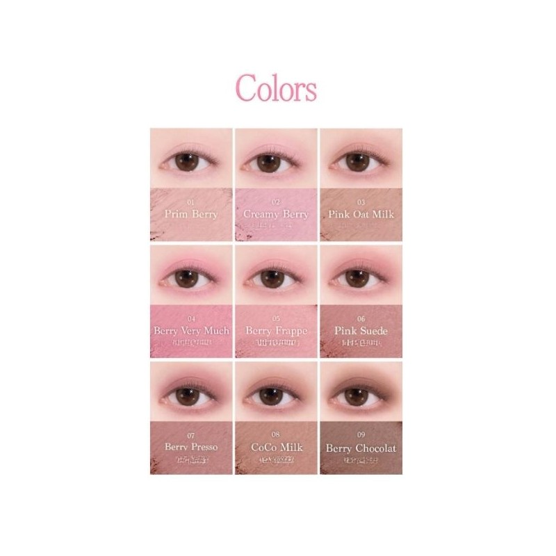 DASIQUE Shadow Palette 7.6g [Milky Fruits Collection], Color:32 Milky Apricot