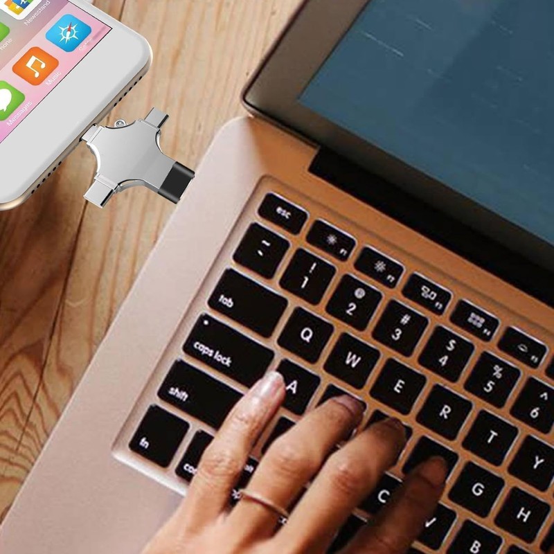 Balck Usb C to Usb Adapter, Quick Charging Usb C
