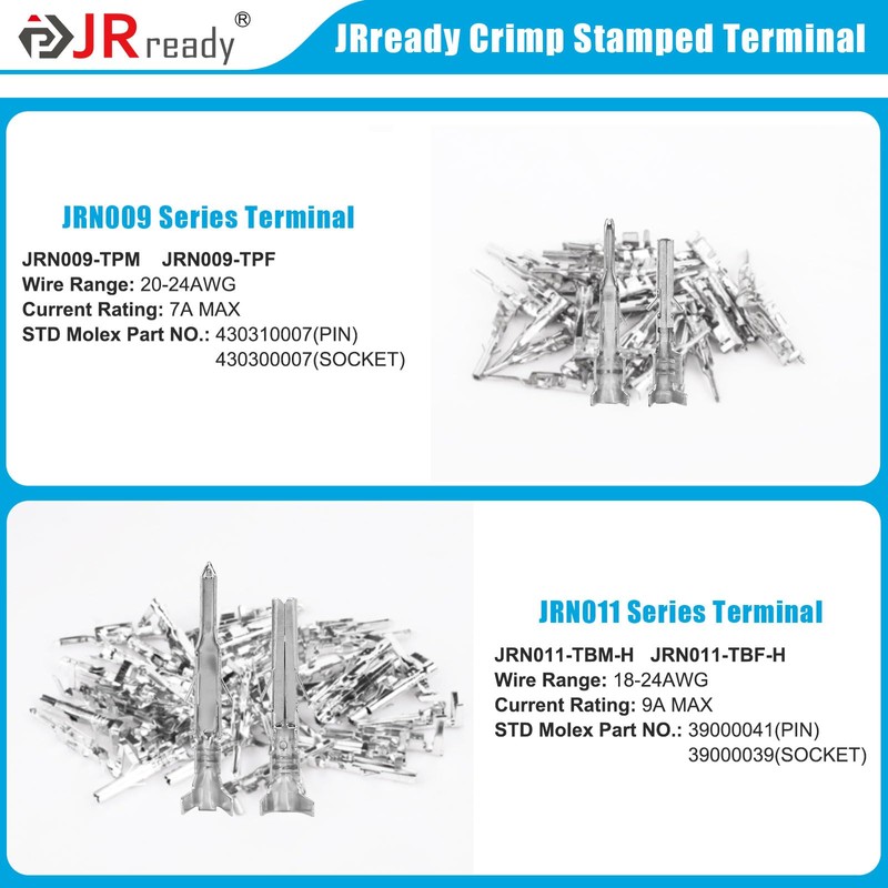 JRready ST6528 Terminal Removal Tool Pins Connector Kit Wire Crimp