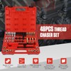 Thread Chaser Set 48PCS Thread Repair Tool Kit UNC/UNF/Metric Thread