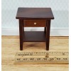 Handley House Dollhouse Side Table Night Stand with Drawer 1:12