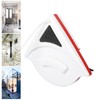 Window Double Side Wiper Plastic Ergonomic Handle Magnetic Glass Cleaning