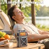 RunningSnail Solar Hand Crank Emergency Radio, NOAA Weather Alert, AM/FM/SW