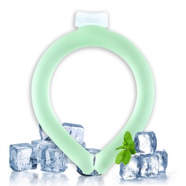 (2023 Latest Development) Neck Cooler, PCM, Ice Neck Ring, Cool Neck Ring, 28°C, Neck Cooler, Natural Freezing, Cooling Sensation, Cooling Tube, Can Be Used Repeatedly, Heatstroke Prevention, Heat Stroke, For Commuting To Work Or School, Watching Sports,