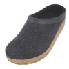 Haflinger Grizzly Torben Felt Clog Slippers Made of Pure Wool