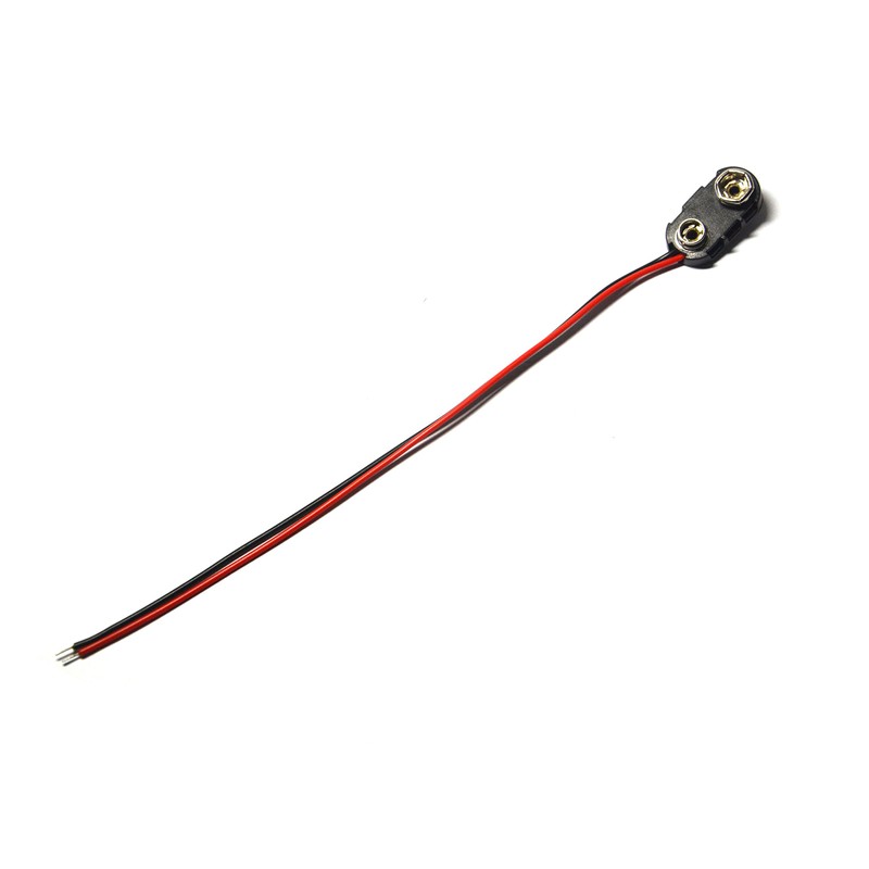 LAMPVPATH (Pack of 5) I-Type 9V Battery Connector, 9 Volt