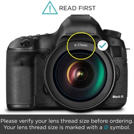 77MM Lens Cap (2-Pack) by Altura Photo - Cannon Lens Cap - Nikon Lens Cap for Canon EF 24-105mm f4L, EF 24-70mm f4L, EF 16-35mm f4L, Nikon AF-S 20mm f1.8, AF-S 16-35mm f4G and Other Lenses