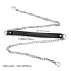 YDHfdc Bag Chain Silver 120 cm PU Leather Chain Strap