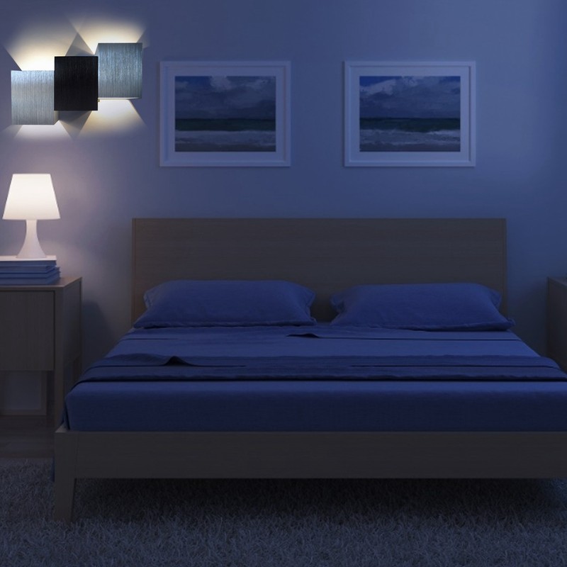 LED Wall Light Aluminum 6W Lamp for Bedroom Stairs Hallway