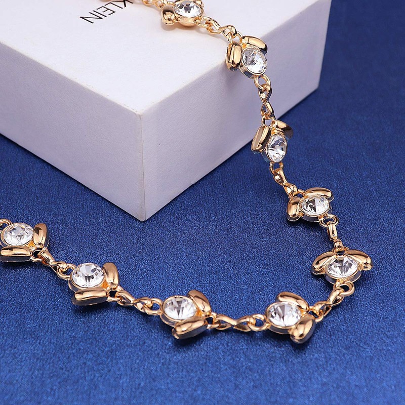 Suyi Gold Chain Belts for Women Rhinestone Waist Chain for