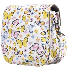 Frankmate - Funda protectora compatible con cámara instantánea Mini 12 11 9 con bolsillo para accesorios y correa ajustable