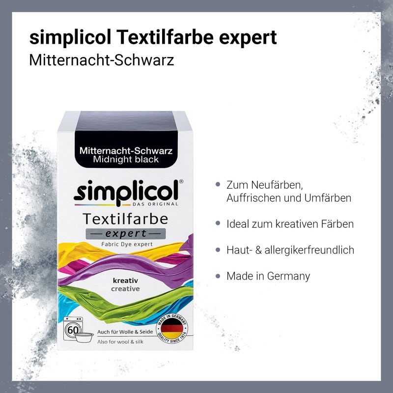 Simplicol Expert Textile Dye for Creative and Easy Dyeing -