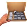 SKIR'CO (12 pcs) Fence Post Caps, Square 50 x 50