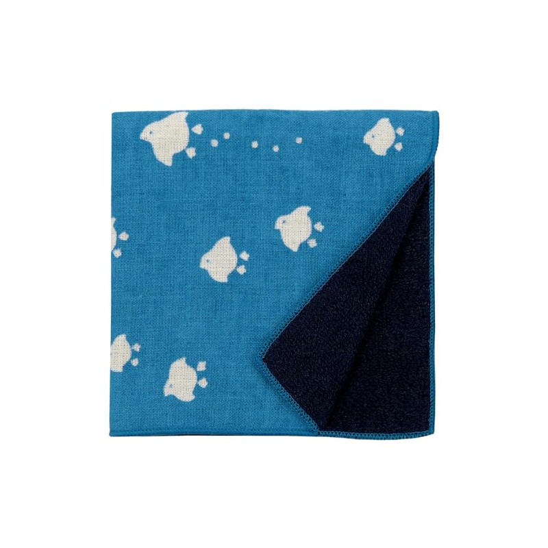 Hamamonyo Washed Towel Handkerchief Japanese Taupe