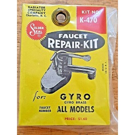 Solder Seal VINTAGE Solder Seal K-470 GYRO BRASS Repair Kit For All Models NOS