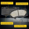 Weize Front Brake Pads Carbon Fiber Ceramic Toyota - Lexis