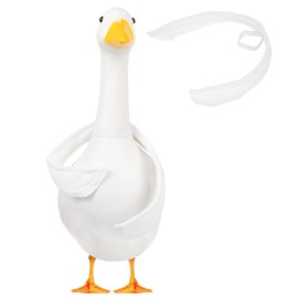 kedaijin 2 Pcs Poseable Goose Wings for Porch Lawn Goose Outfit Accessories Clothing Porch Clothes for Patio Yard Lawn Decor