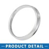 A ABSOPRO 72.6 to 66.1mm Wheel Hub Centric Rings Silver