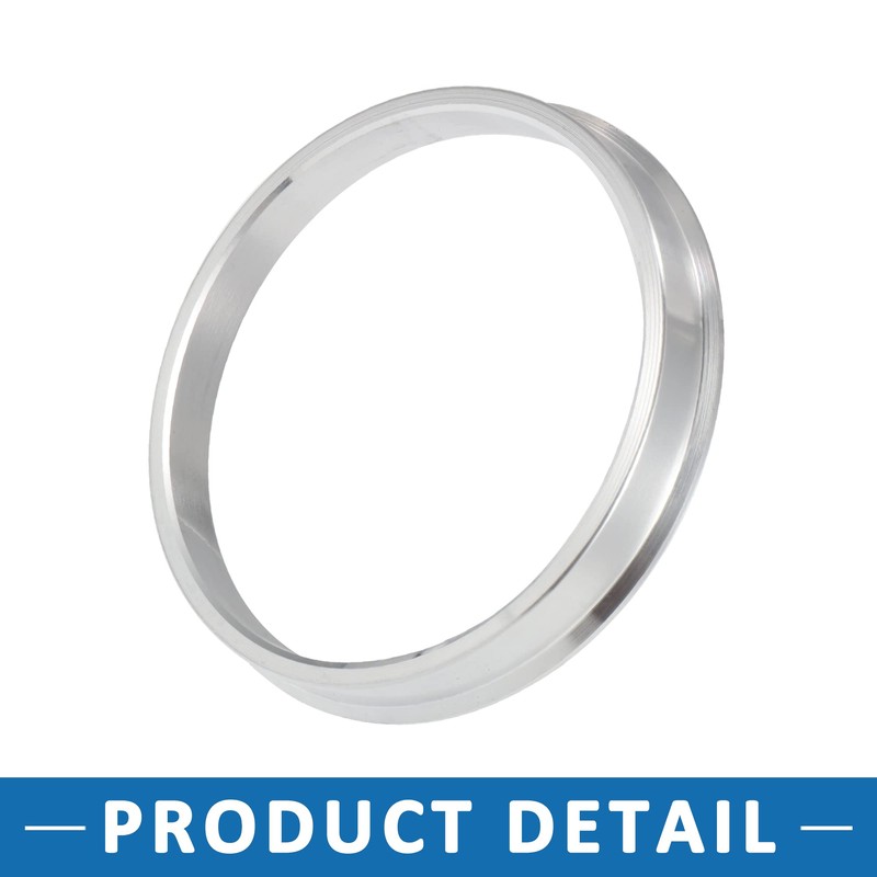 A ABSOPRO 72.6 to 66.1mm Wheel Hub Centric Rings Silver