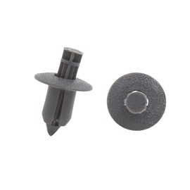 ACROPIX 30pcs Universal 8mm Hole Gray Plastic Push Rivet Fasteners Door Bumper Pin Clips