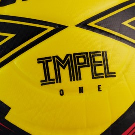 Mitre Impel One Level Training Football Soccer Ball Fluo Yellow/Black/Red - Size 4