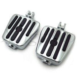 （216-114B+PA007） Replacement of Great Wall Skull Footpegs for 1999-2015 for Suzuki Hayabusa GSX 1300R (Front)