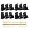 24Pack Metal Anti Climb Spikes 220Inch for Fences and Walls