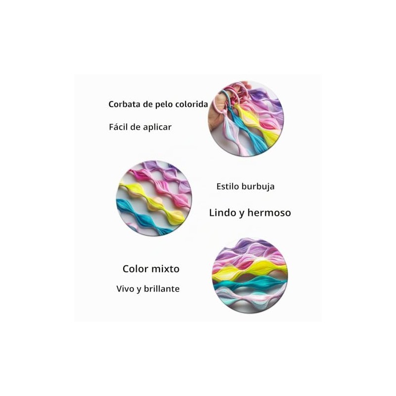 Pack De 6 Extensiones De Cola De Caballo De 40