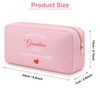 Heigebi Grandma Gifts Oxford Cloth Makeup Bag for Grandma from