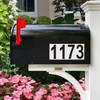 1.5 Inch Adhesive Numbers for Mailbox, Reflective Mailbox Number Stickers