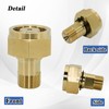 Ebrmeiwo CGA-520 B Tank Acetylene to CGA-200 MC Acetylene Regulator,