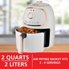 BRENTWOOD AF-202W 2-Qt. 1,200-Watt Electric Air Fryer with Timer and