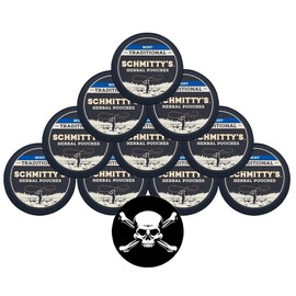 DC Crafts Nation DC Crafts Nation Skin Can Cover Jolly Roger with 10 Cans Schmitty's Herbal Snuff Mint Pouches