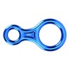 Descender Figure 8 Shape Aluminium Alloy 45KN Descent Abseiling Device