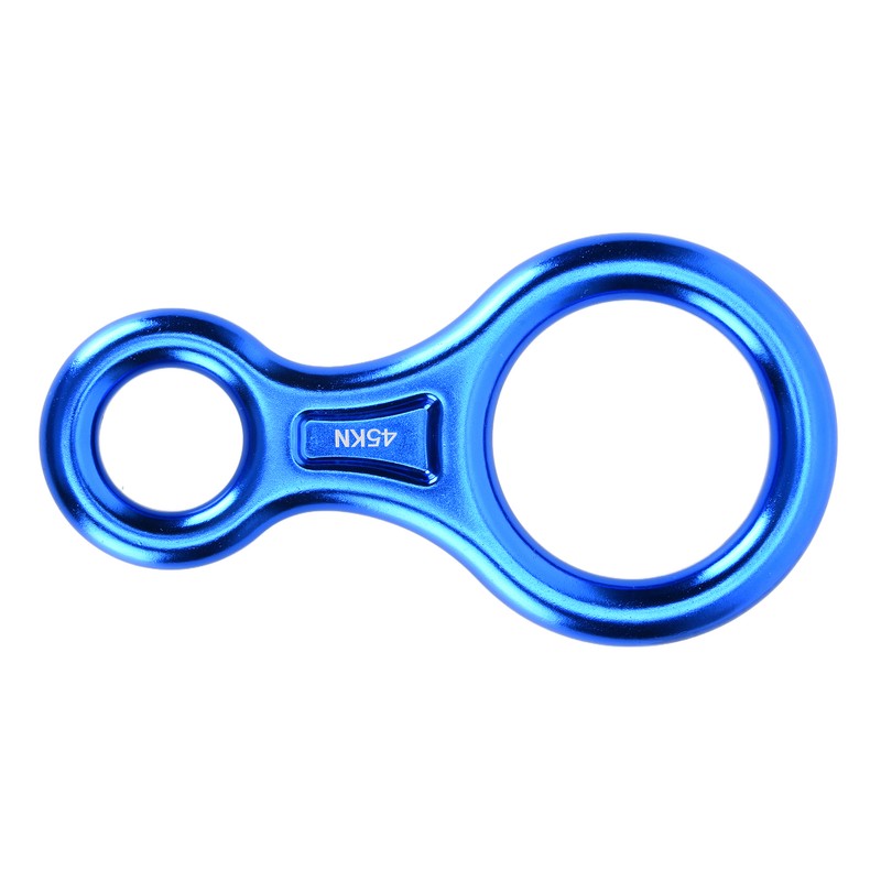 Descender Figure 8 Shape Aluminium Alloy 45KN Descent Abseiling Device