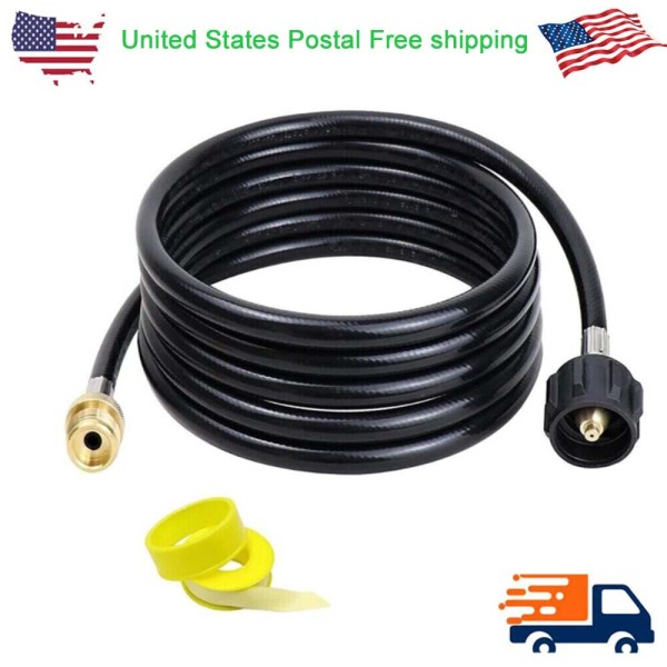Propane Adapter Hose LP Tank 1lb to 20lb Converter QCC1