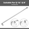 Shower Door Bar Support Rod, 27-47 Inch Adjustable Length, for