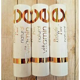 3 Perfectly Pure Natural Vitamin E Moisture Stick Lip Balm Skin Care Lipstick 715124015501