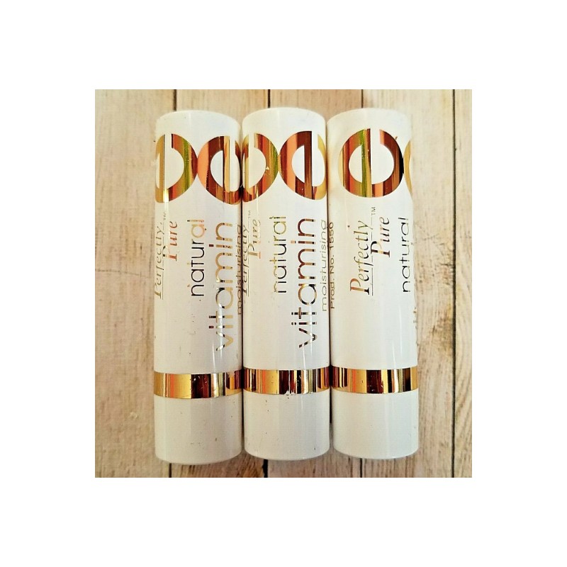 3 Perfectly Pure Natural Vitamin E Moisture Stick Lip Balm