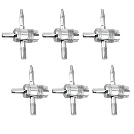 BOXOB 6pcs 4-Way Tyre Valve Stem Core Tool, 4 in 1 Multifunctional Tire Valve Core Remover Tire Stem Puller for Bicycle Bike Automobile Car