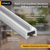 OTIIALOT Anodized Aluminium Sliding Screen Door Track,Sliding Door Bottom Track