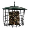 Backyard Essentials Squirrel Defeater Seed or Suet Log Cage Feeder