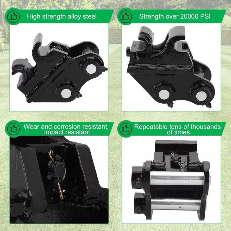 TYPHON Attachment Quick Hitch Coupler Attachments for Mini Excavators Excavator