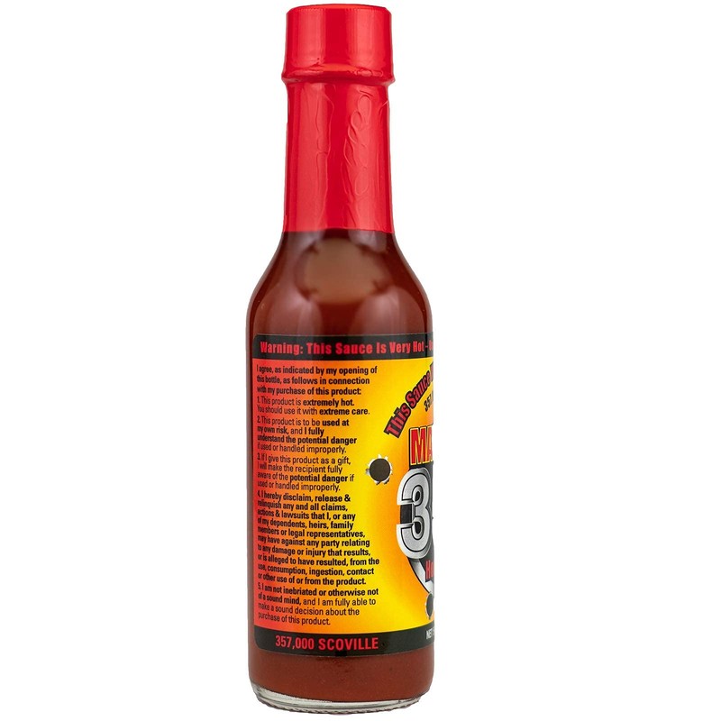 Mad Dog 357 Hot Sauce, Made with 3 Million Scoville