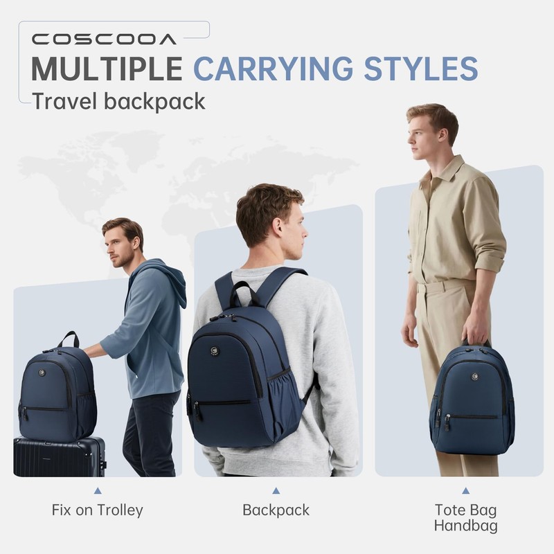 COSCOOA Small Carry On Backpack 20L,United Airlines Personal Item Bag