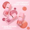Cheek Gel Cream Liquid Blush, Soft, Lightweight, Breathable Feel, Long-Lasting,