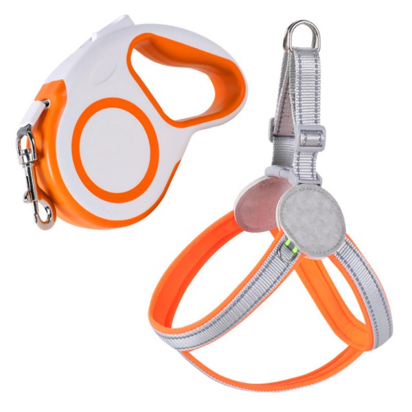 3 in 1 Reflective Vest-Style Dog Harness & leash with