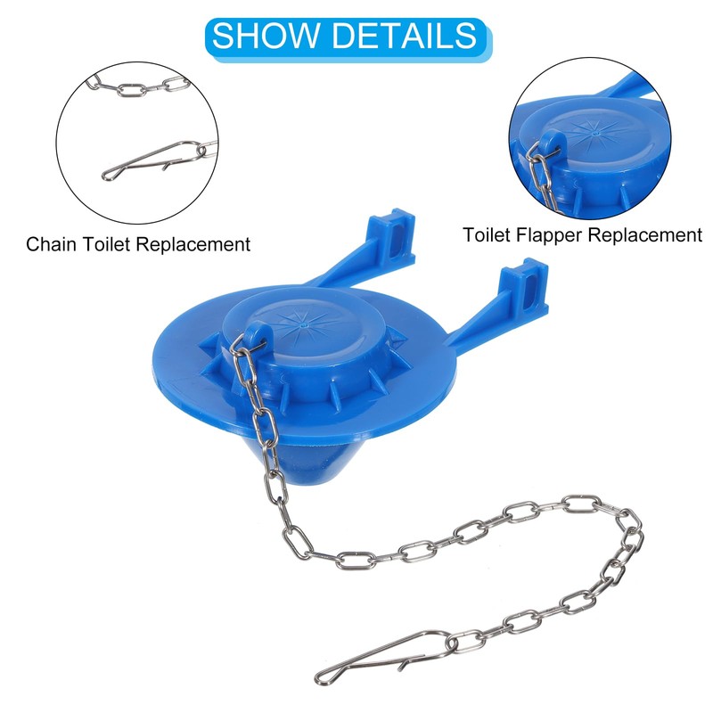 sourcing map Toilet Stopper Flapper, 1pcs Universal Toilet Flapper Replacement