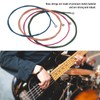 4Pcs Electric Bass String Set Clear Bright Sound Metal Colored